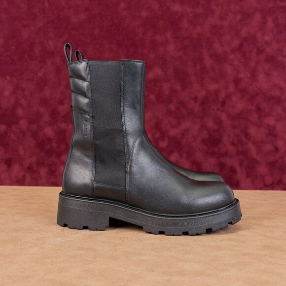 Vagabond Cosmo 2.0 Chunky Black Festival Chelsea Boots Size 10US EUR 40 - Picture 4 of 9